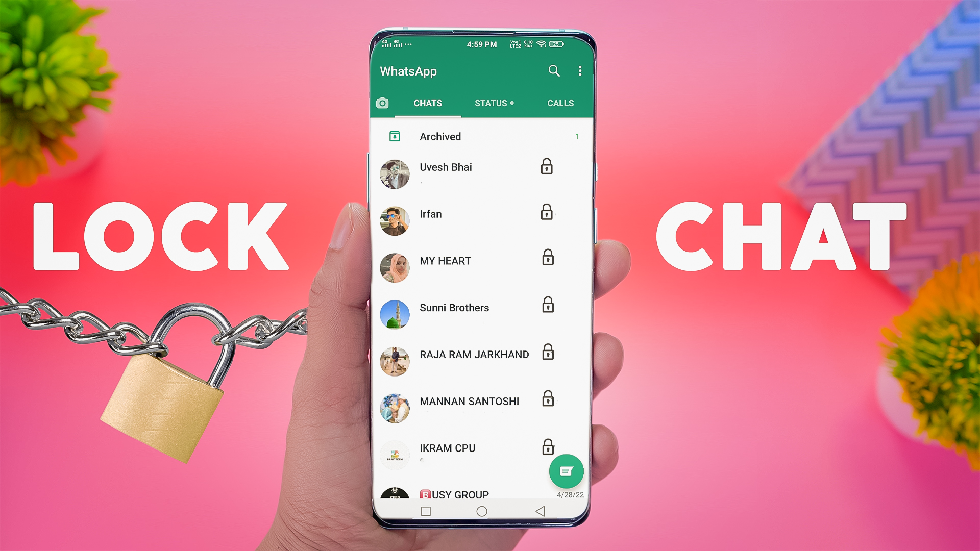 How to Lock WhatsApp Chat, Lock Your Personal Chat