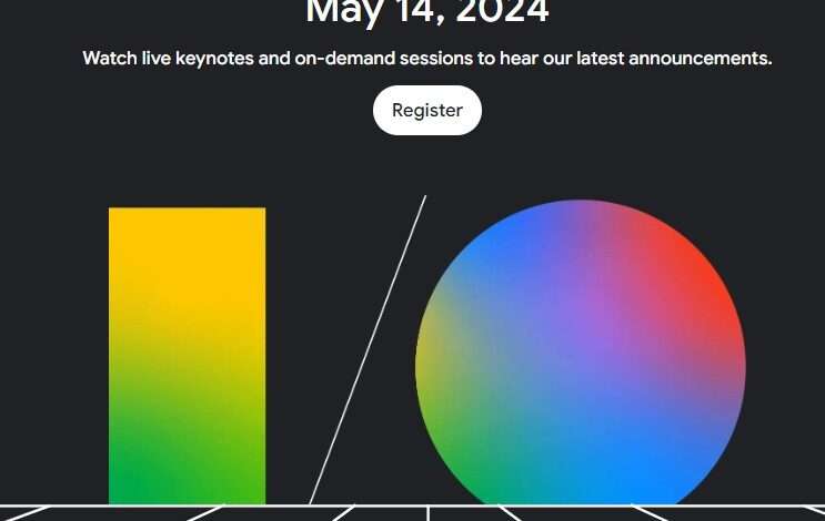 Registration for the Google I/O developer conference is completely free. (Image Source: Google)