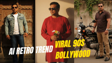 Google Gemini Nano Banana AI retro Trend: Create Viral 90s Bollywood-Style Photos on Instagram
