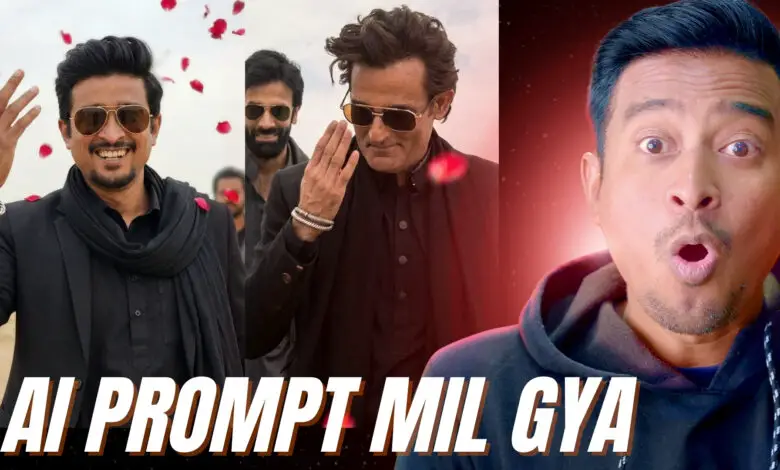 Dhurandhar Akshaye Khanna Style Photo Prompts